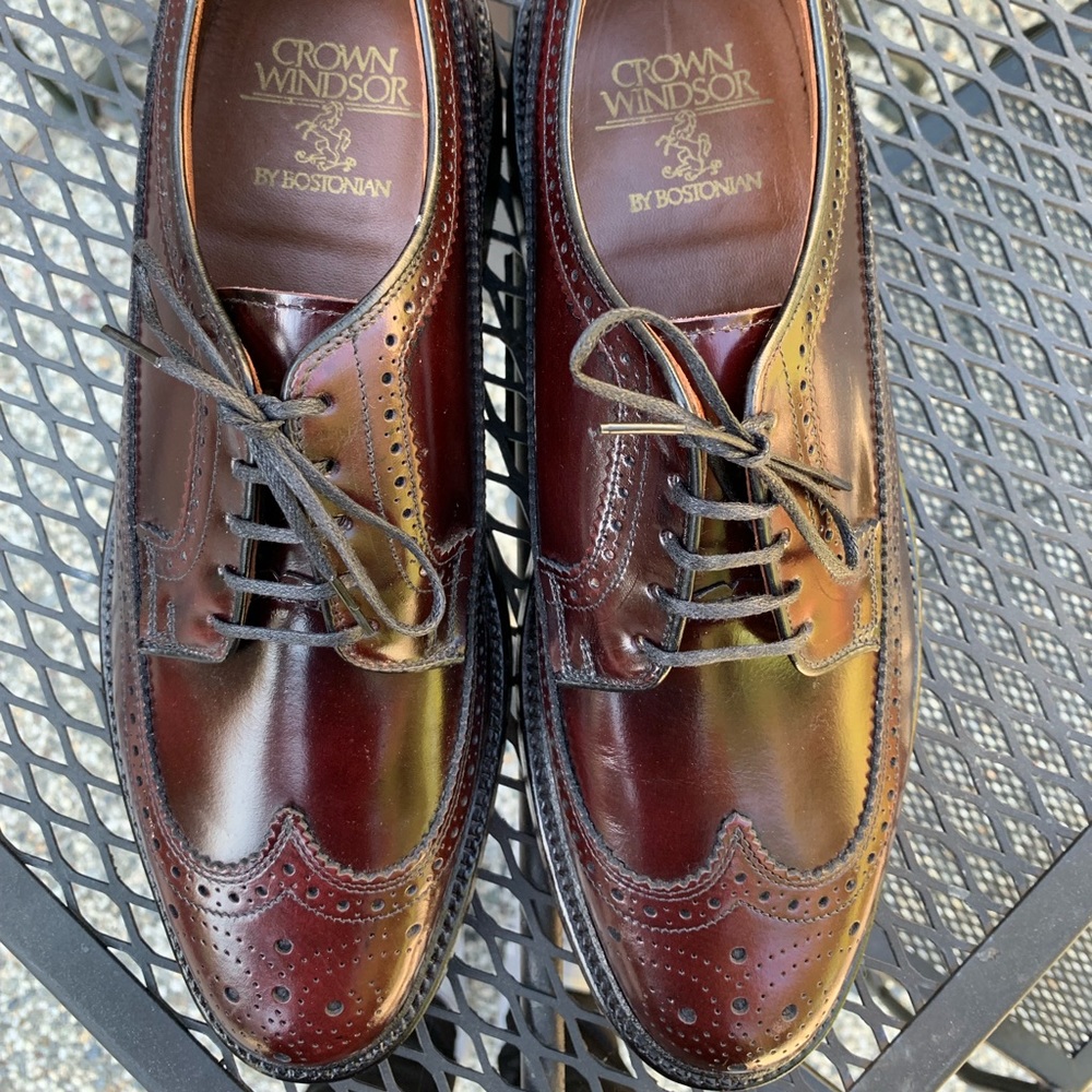 **SOLD** Bostonian Crown Windsor Long Wings - Picture 6 of 8